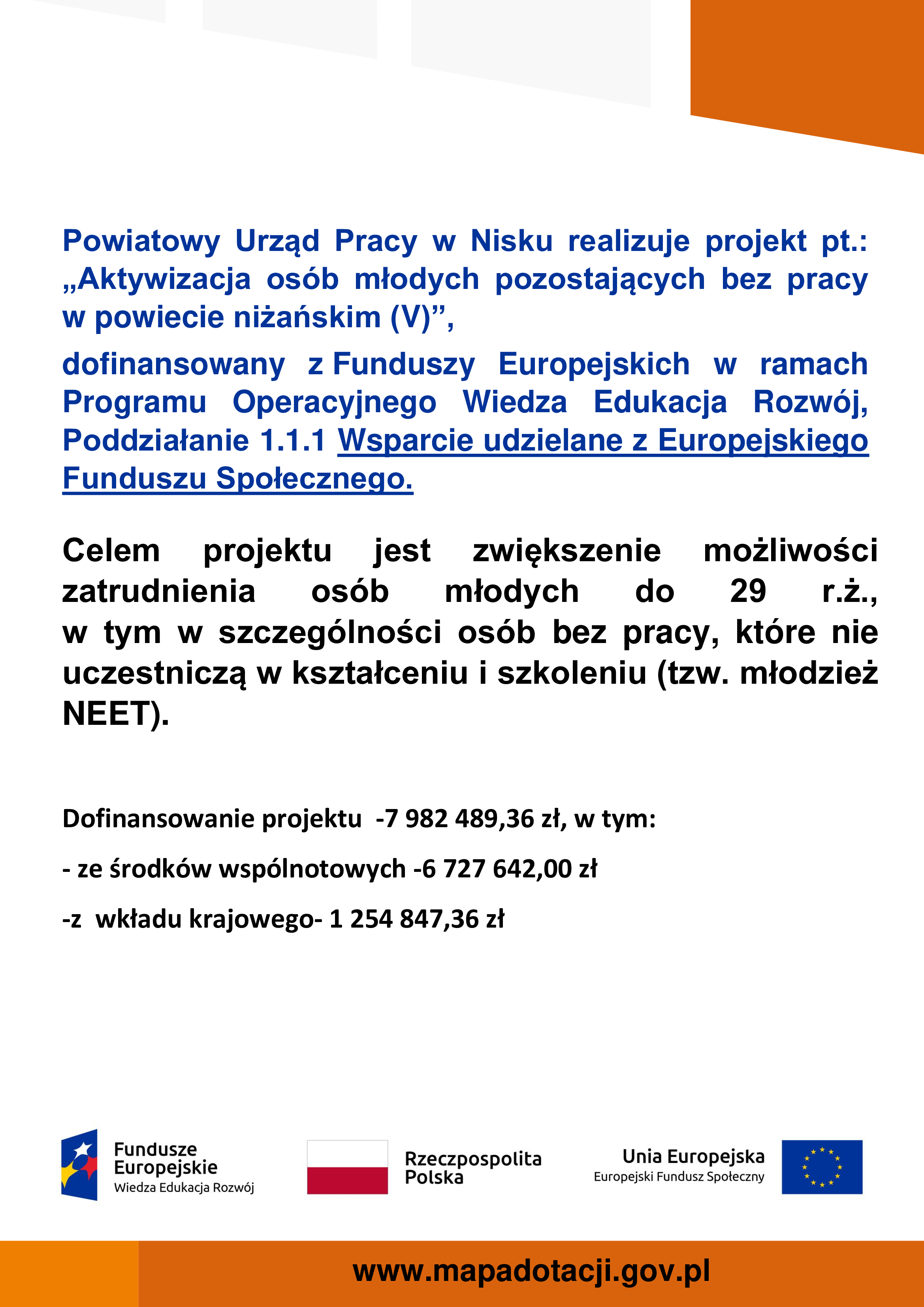 Aktywizacja osób młodych pozostających bez pracy w powiecie niżańskim V