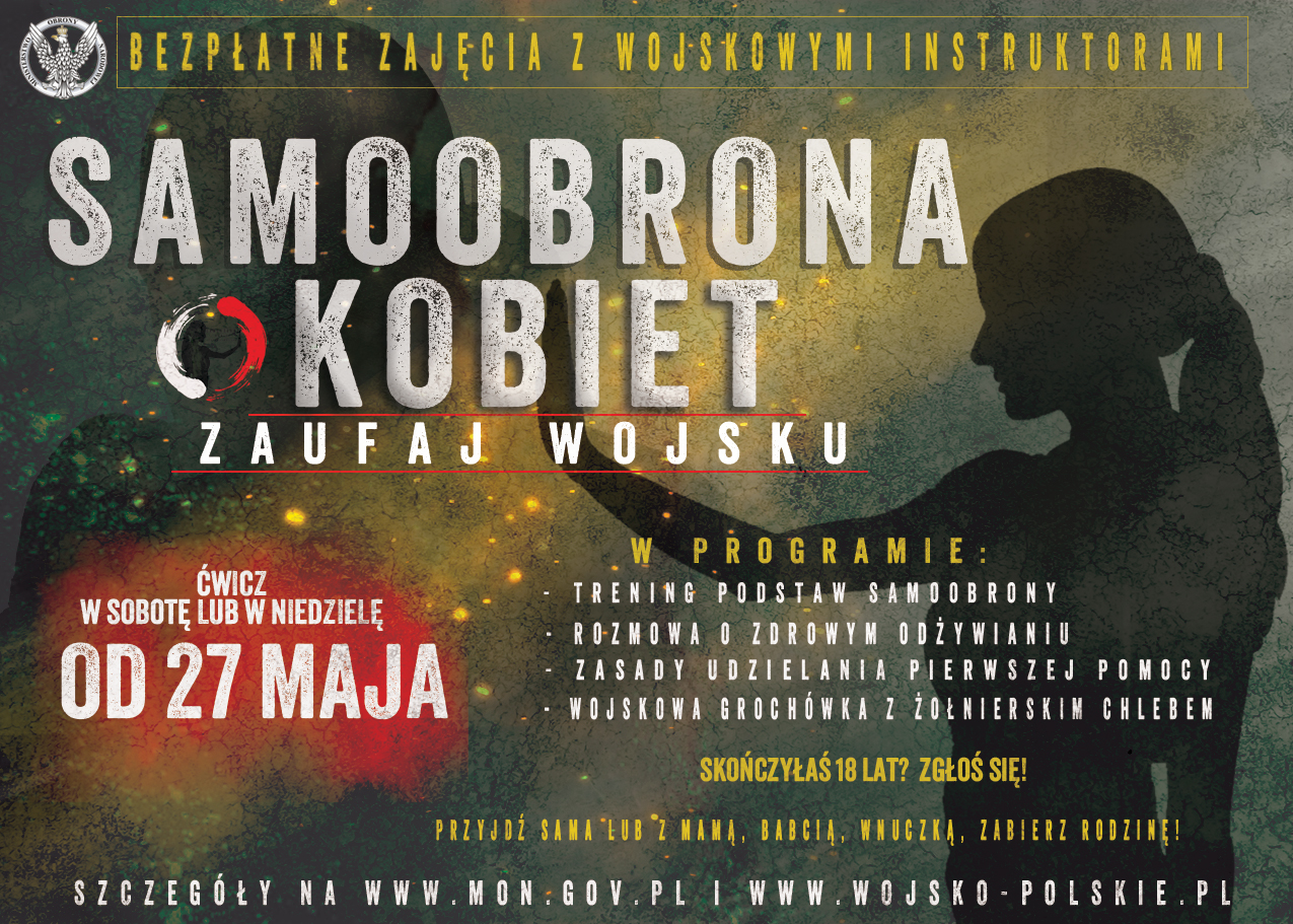 Plakat Samoobrona Kobiet zaufaj wojsku